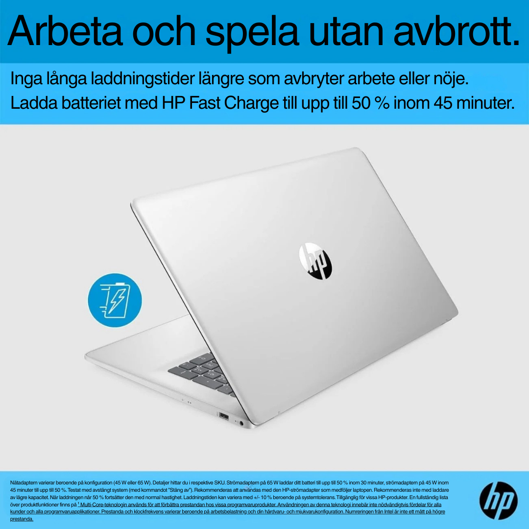 HP Laptop 17 med Intel Core i7-1355U