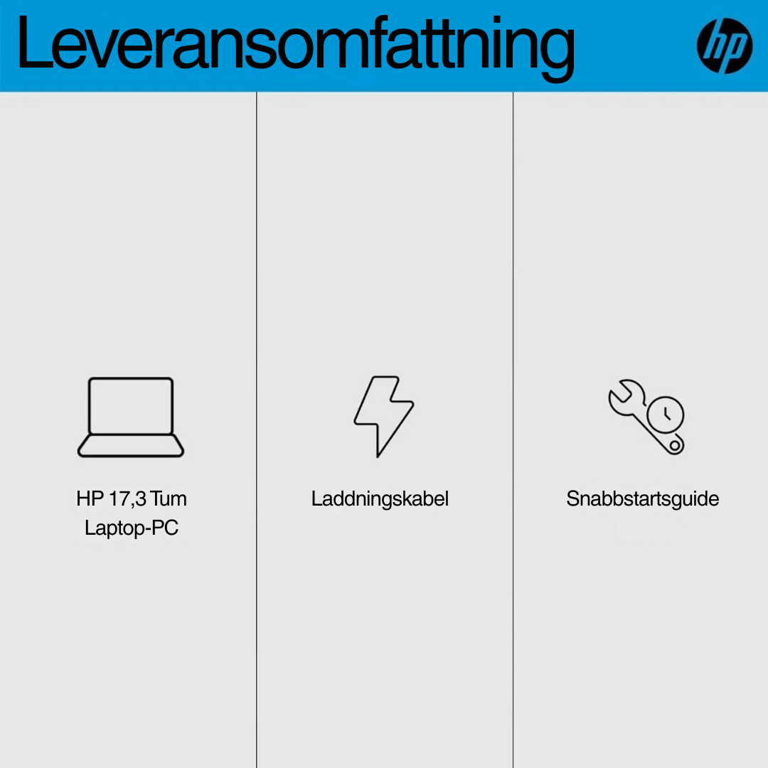 HP Laptop 17 med Intel Core i7-1355U