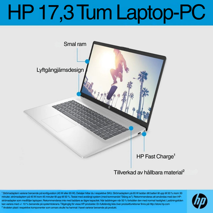 HP Laptop 17 med Intel Core i7-1355U
